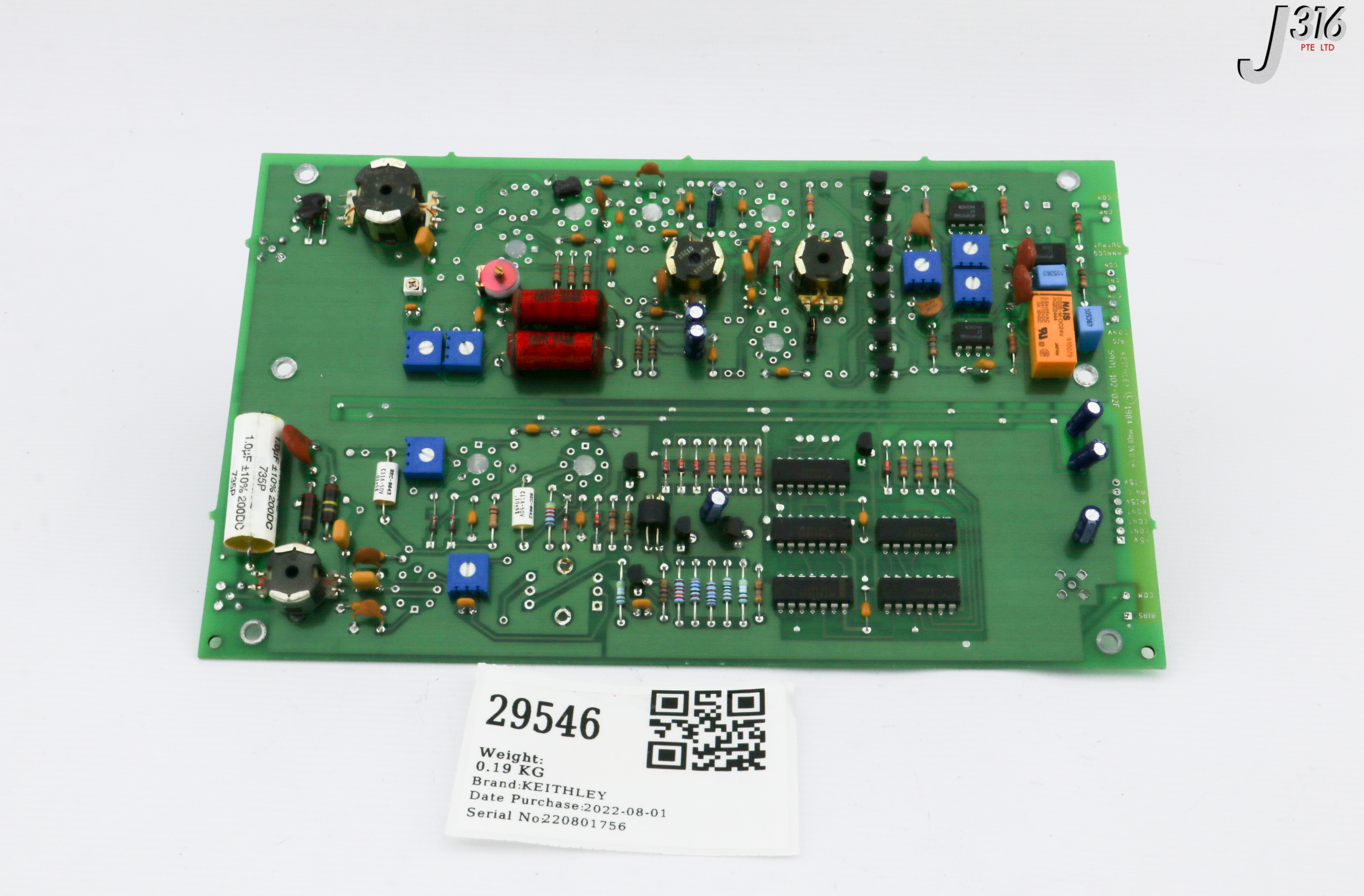 29546 KEITHLEY PCB ASSY 5901-102-02F | eBay